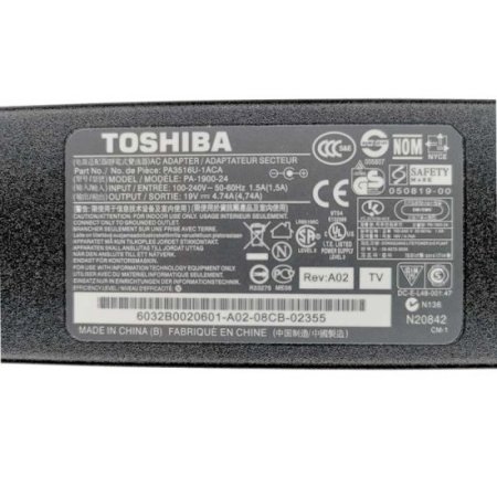 (image for) Charger for Toshiba A000041430 Laptop Adapter 19V 4.74A 90W